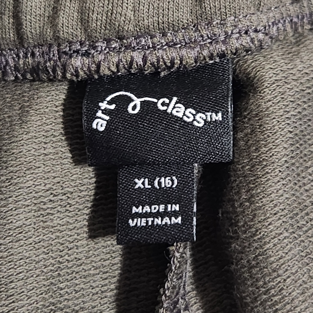 NWT Art Class Boy's Joggers Size XL 16 Forest Green Elastic Waist Drawstring - Picture 5 of 11